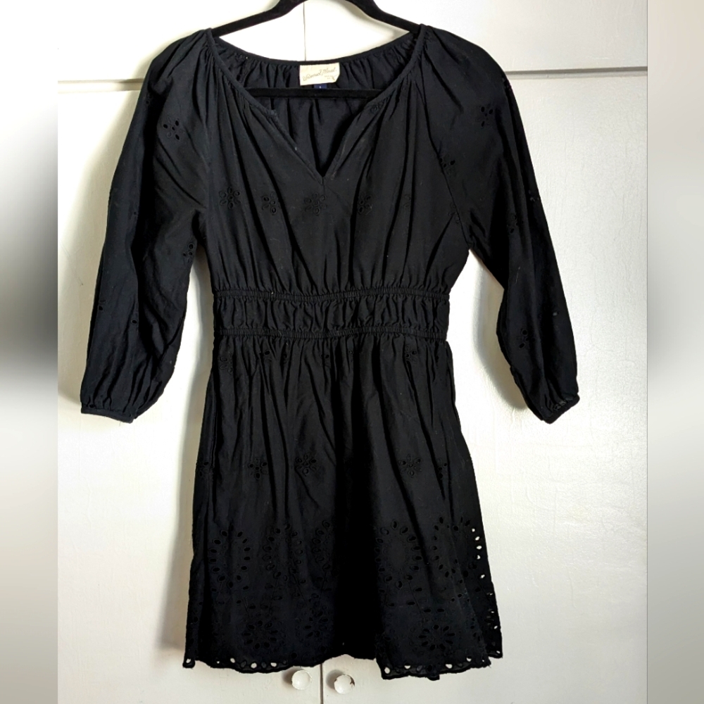 Universal Thread Black Floral Mini Dress